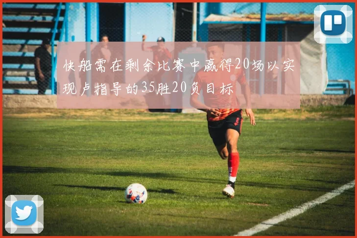 快船需在剩余比赛中赢得20场以实现卢指导的35胜20负目标